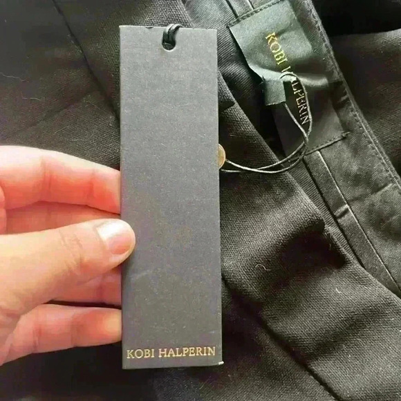 Kobi Halperin Zeina Cropped Paisley-Trim Pants - Picture 5 of 7